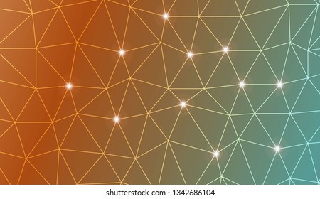 Abstract mosaic background with triangles. For your wallpaper, advert, banner, poster. Vector illustration. Creative gradient color