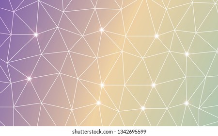 Abstract mosaic background with triangles. For your wallpaper, advert, banner, poster. Vector illustration. Creative gradient color
