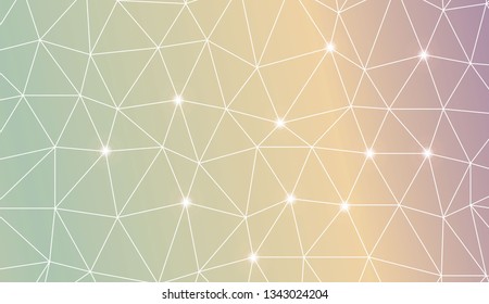 Abstract mosaic background with triangles. For your wallpaper, advert, banner, poster. Vector illustration. Creative gradient color