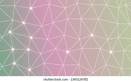 Abstract mosaic background with triangles. For your wallpaper, advert, banner, poster. Vector illustration. Creative gradient color