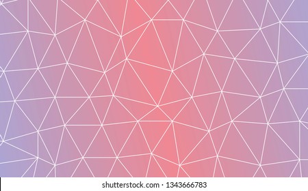 Abstract mosaic background with triangles. For your wallpaper, advert, banner, poster. Vector illustration. Creative gradient color