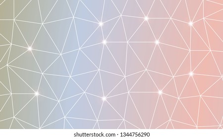 Abstract mosaic background with triangles. For your wallpaper, advert, banner, poster. Vector illustration. Creative gradient color
