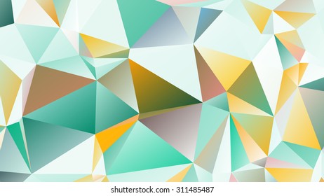 Abstract mosaic background of triangular polygons. Vector illustration