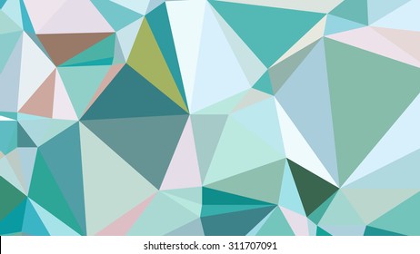 Abstract mosaic background of triangular polygons. Vector illustration