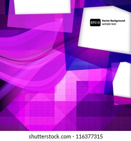 Abstract mosaic background with vector design elements.