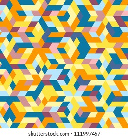 Abstract mosaic background. Vector illustration.