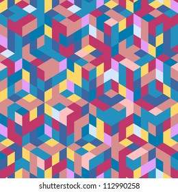 Resumen del fondo del mosaico. Ilustración vectorial.