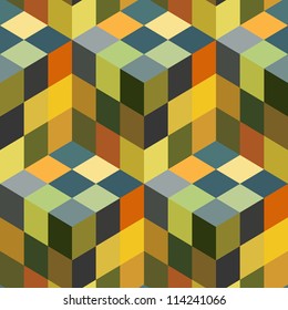 Abstract mosaic background. Vector illustration.