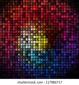 Abstract mosaic background. Vector illustration.