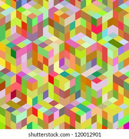 Abstract mosaic background. Vector illustration.