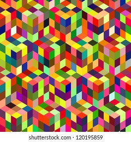 Abstract mosaic background. Vector illustration.