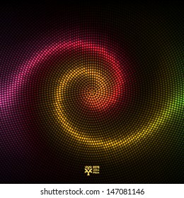 Abstract mosaic background. Vector illustration. 
