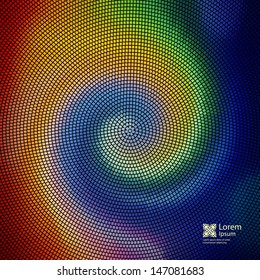 Abstract mosaic background. Vector illustration. 