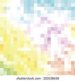 Abstract mosaic background, vector  illustration