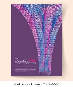 Abstract mosaic background. Vector illustration.
