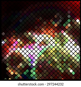 abstract mosaic background, vector illustration, clip art
