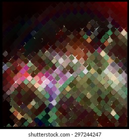 abstract mosaic background, vector illustration, clip art