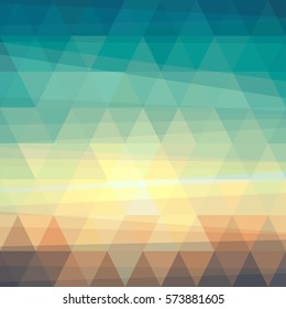 Abstract mosaic background. Vector illustration