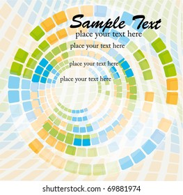 abstract mosaic background,  vector illustration.