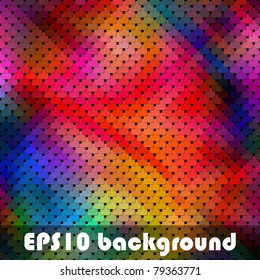 Abstract mosaic background, vector illustration