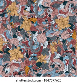 Abstract mosaic background vector image