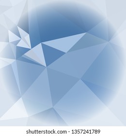 Abstract mosaic background with white corners. Copy space.
