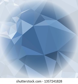 Abstract mosaic background with white corners. Copy space.