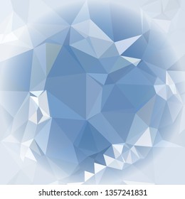 Abstract mosaic background with white corners. Copy space.