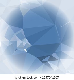 Abstract mosaic background with white corners. Copy space.