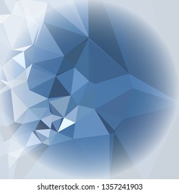 Abstract mosaic background with white corners. Copy space.