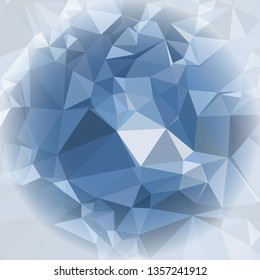 Abstract mosaic background with white corners. Copy space.