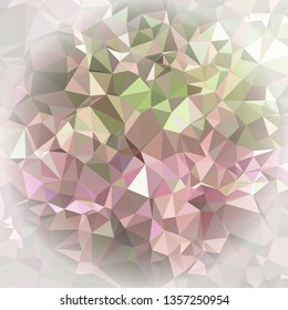 Abstract mosaic background with white corners. Copy space.