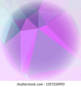 Abstract mosaic background with white corners. Copy space.
