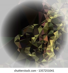 Abstract mosaic background with white corners. Copy space.