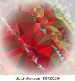 Abstract mosaic background with white corners. Copy space.