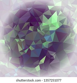 Abstract mosaic background with white corners. Copy space.