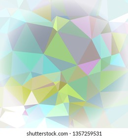 Abstract mosaic background with white corners. Copy space.