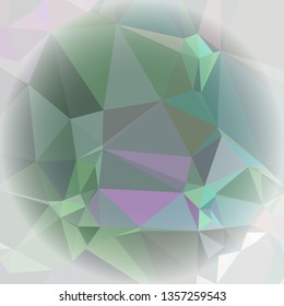 Abstract mosaic background with white corners. Copy space.