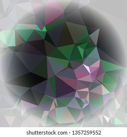 Abstract mosaic background with white corners. Copy space.
