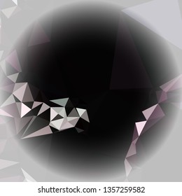 Abstract mosaic background with white corners. Copy space.