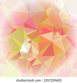 Abstract mosaic background with white corners. Copy space.