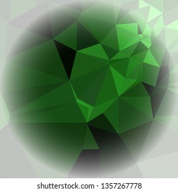 Abstract mosaic background with white corners. Copy space.
