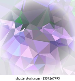 Abstract mosaic background with white corners. Copy space.