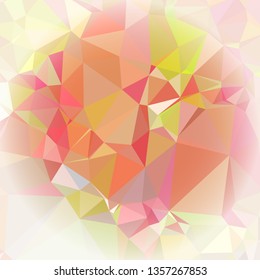 Abstract mosaic background with white corners. Copy space.