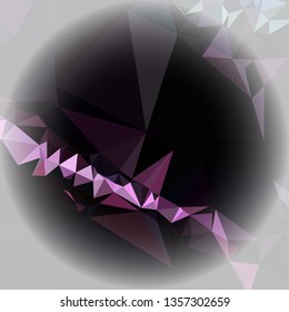Abstract mosaic background with white corners. Copy space.