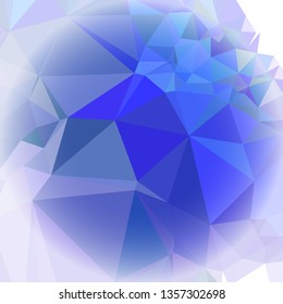 Abstract mosaic background with white corners. Copy space.