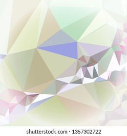 Abstract mosaic background with white corners. Copy space.