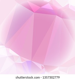 Abstract mosaic background with white corners. Copy space.