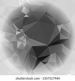 Abstract mosaic background with white corners. Copy space.