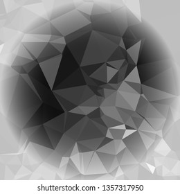 Abstract mosaic background with white corners. Copy space.